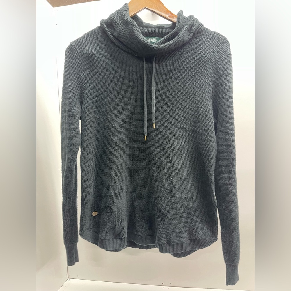 Ralph Lauren Gray Cowl Neck Sweater